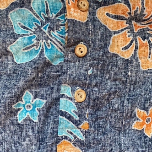 Vintage Hobie Hawaiian Reverse Print Shirt - Picture 2 of 5